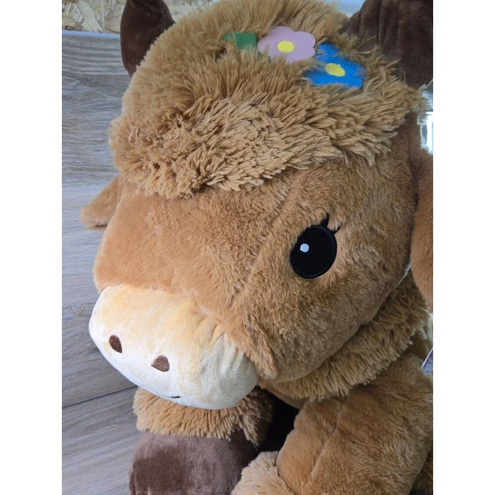 Fiesta Highland Cow Plush X-Large 24” Stuffed Animal Brown Buffalo RARE W/Tags